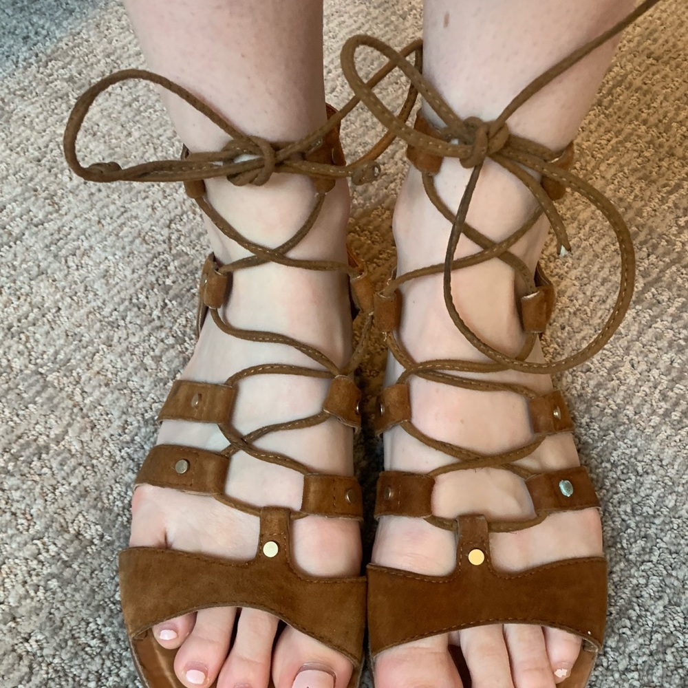 Brown Dolce Vita Gladiator Sandals (9)
